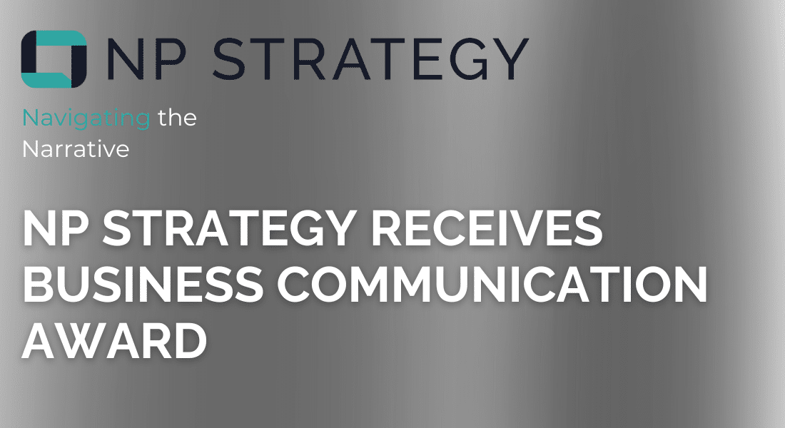 NP Strategy Receives Business Communication Award