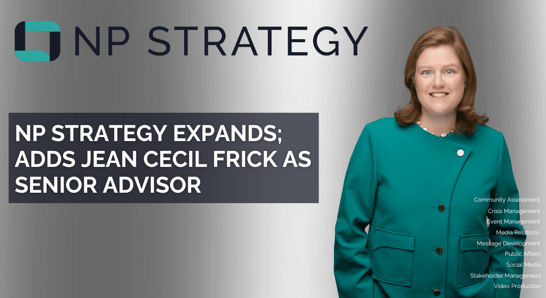 NP Strategy Expands; Adds Jean Cecil Frick as Senior Advisor