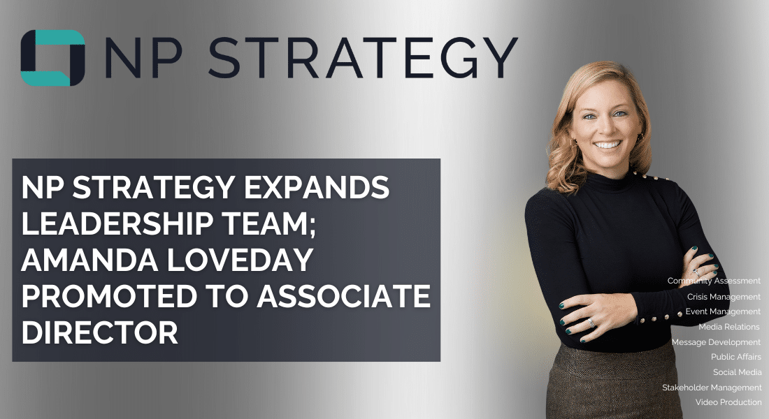 NP Strategy Expands Leadership Team; Amanda Loveday Promoted to Associate Director