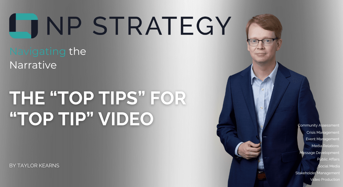 The ‘Top Tips’ for ‘Top Tip’ Video
