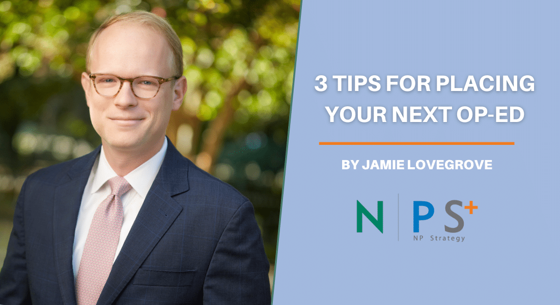 Three Tips for Placing Your Next OpEd