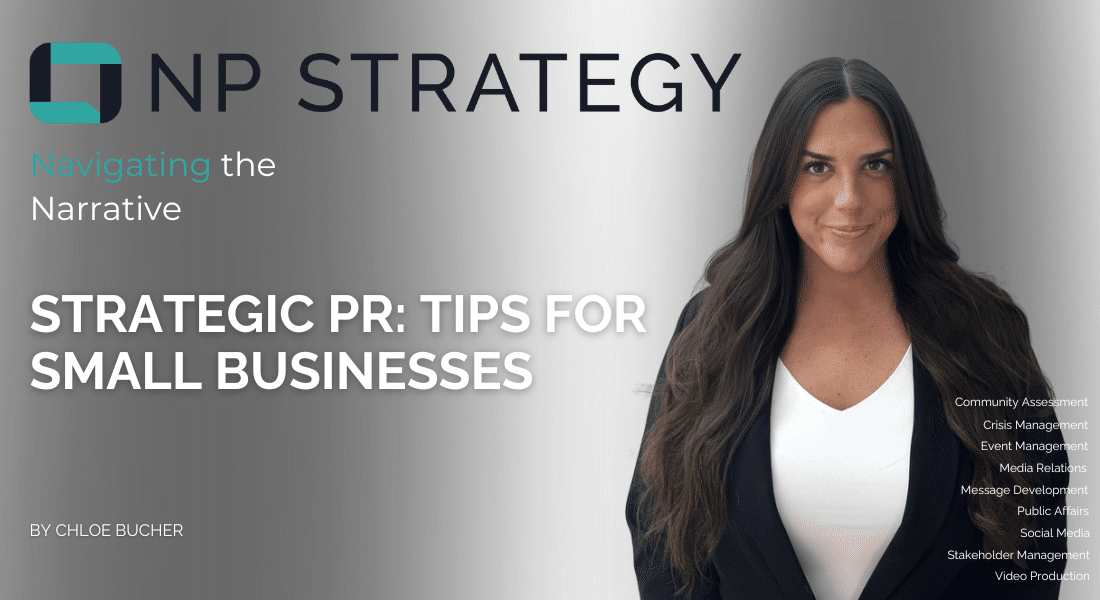 Strategic PR: Tips for Small Businesses