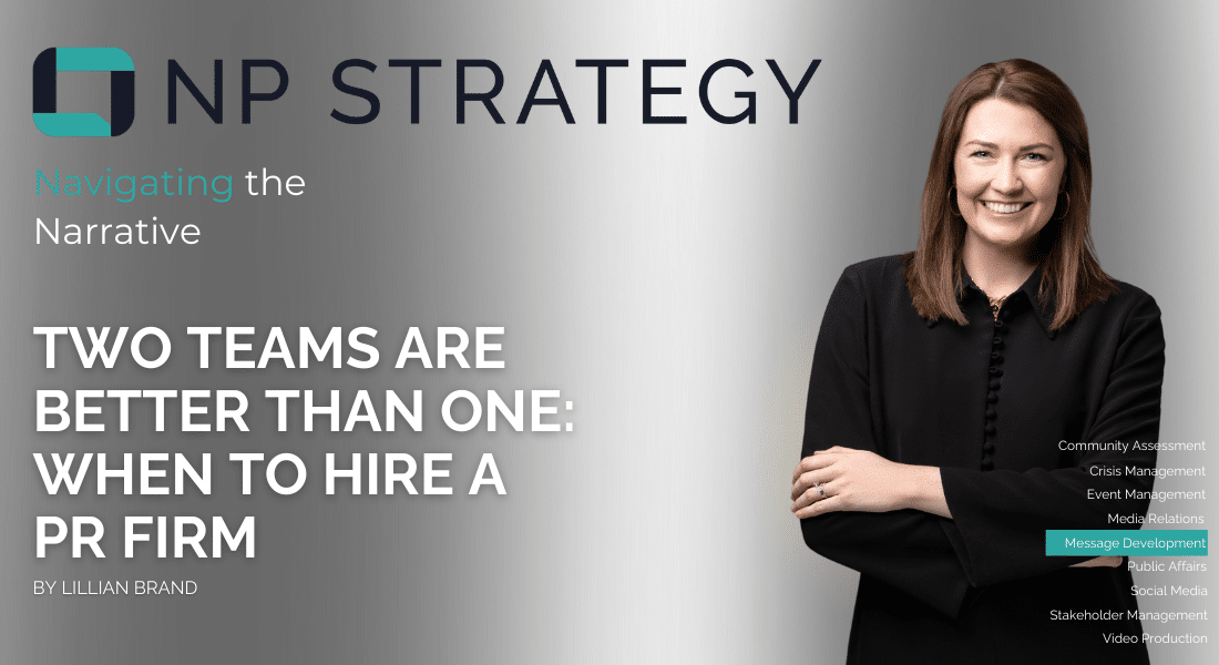 Two Teams are Better than One: When to Hire a PR Firm