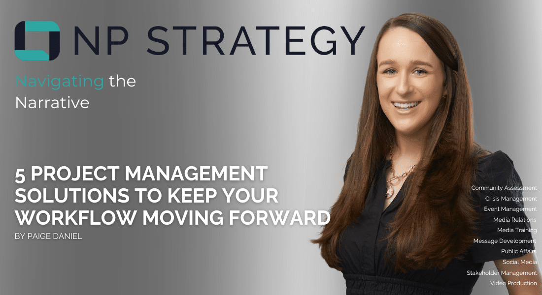 5 Project Management Solutions to Keep Your Workflow Moving Forward