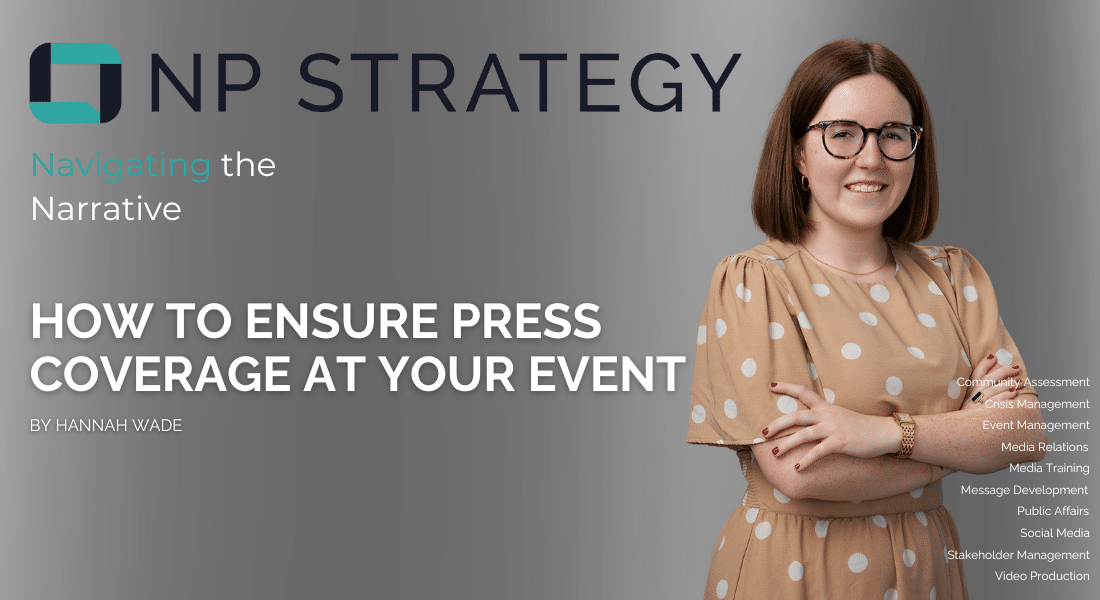 How to ensure press coverage at your event