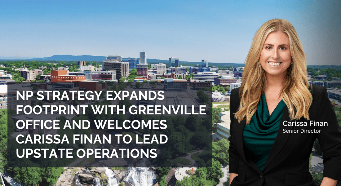 NP Strategy Expands Footprint Opening a Greenville, S.C. Office
